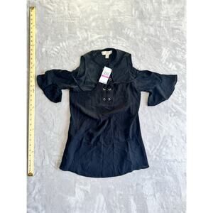 Micheal Korrs Black Dress Shirt XXS New With Tag